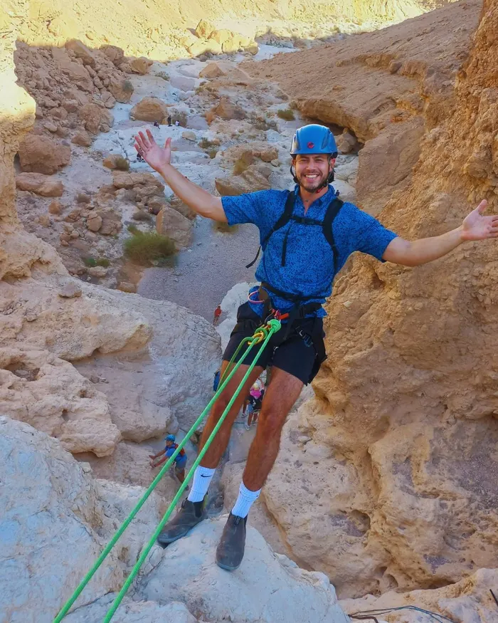 Canyoning at Nachal Chalamish
